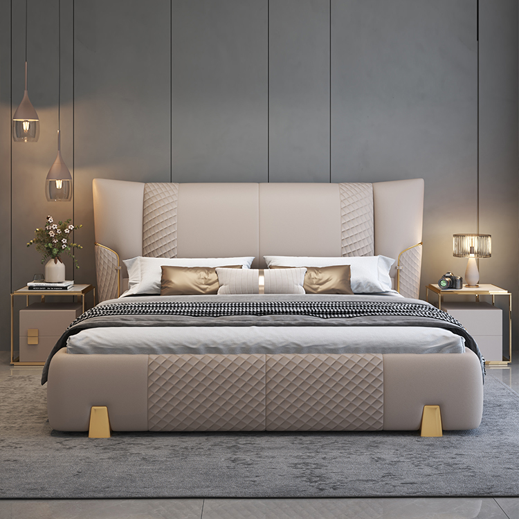 GIƯỜNG NGỦ BỌC DA CAO CẤP PHONG CÁCH Ý ERICA – ODGN5